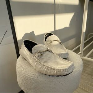🤍 Amali White Formal Loafer / Dress Shoes